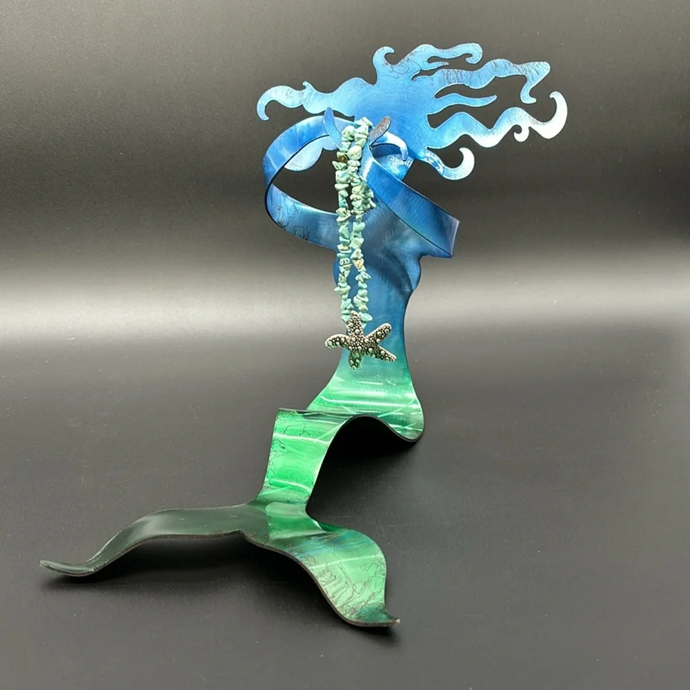 Hays Cash Metal Mermaid Wine Bottle Holder